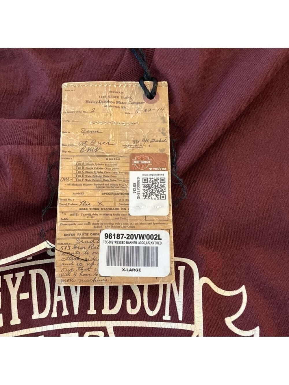 Harley-Davidson 1903 long sleeve tee - Picture 9 of 9